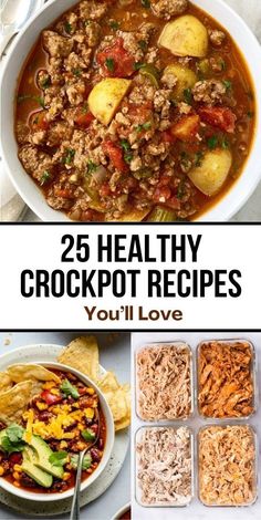 25 healthy crockpot recipes you'll love to make in the slow cooker