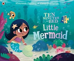 the cover of ten minutes to bed little mermaid