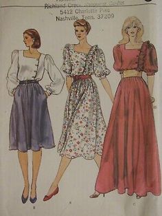 two women's dresses, one with ruffled sleeves and the other with short sleeves