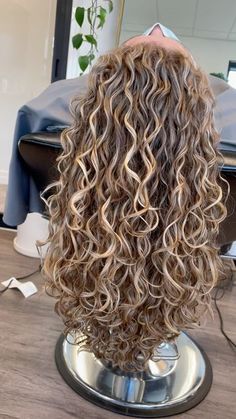 Follow & See more post collection in my pin bio, Thank you. Read more inspo & article at Our website. #curly #hairstyle #beauty #style #cute Brunette Curly Hair Highlights Natural, Natural Highlights For Curly Hair, Naturally Curly Hair Blonde Balayage, Balayage Hair Blonde On Curly Hair, Natural Curls With Curtain Bangs, Curly Hair Balayage Cool Tone, Curly Blonde Balayage Curls, Highlight Lowlight Curly Hair, Sandy Blonde Highlights Curly Hair