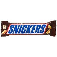 snickkers chocolate bar with almonds on top