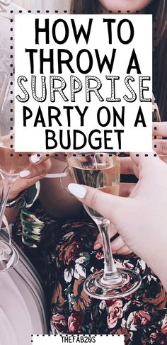 How to throw a surprise party on a budget Surprise Birthday Party Checklist, Small Suprise Birthday Ideas, How To Throw A Surprise Party For A Guy, Surprise Party Checklist, Surprise Party For Best Friend, 50th Surprise Party Ideas, Ideas For Surprise Birthday Party, Planning A Surprise Birthday Party, Surprise Party 30th Birthday