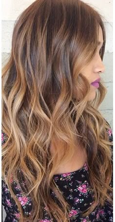 BEFORE/AFTER PHOTOS: the new salon trend is the Sombre ( soft ombré ) hair color combined with the Balayage hair color technique. See pics by clicking below Caramel Balayage Brunette, Bun Formal, Prom Bun, Hair Blond, Straight Ponytail, Hairstyle Trends, Easy Hairstyle