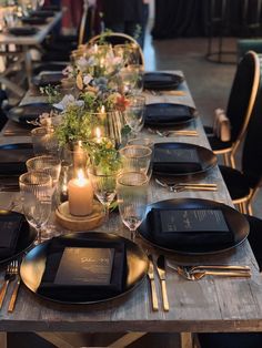 Medical Board Advisory Summit - Dinner Event in San Francisco, CA | The Vendry Dinner Party Table Settings, Dining Decoration, Graduation Dinner, Dinner Party Decorations, Black Dinner, Birthday Dinner Party, Elegant Dinner Party, 28th Birthday, Dinner Party Table