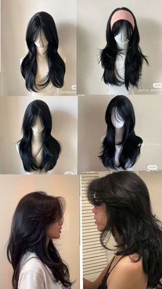 Hairstyles Ladies, Korean Long Hair, Pretty Hair Cuts, Hair Style Korea, Hair Inspiration Long, Hairstyles For Layered Hair, Haircuts For Wavy Hair, Hair Tutorials Easy