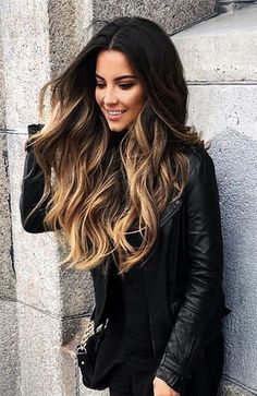 The Trend Spotter, Hair With Highlights, Transitioning Hairstyles, Black Hair With Highlights, Ombre Hair Color, Summer Hair Color, Hair Color Dark