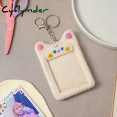 Cyflymder Korea Cute Bear Rabbit Plush Photocard Holder Kawaii Kpop Idol Photo Sleeve Case Id Card Postcard Organization, Postcard Holder, Accessories Korean, Giant Plush, Shark Plush, Octopus Plush, Photocard Holder, Pearl Beach, Bear Card