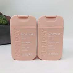 Brand New You will receive:  (1) MONDAY Haircare MOISTURE Shampoo, Travel Size, 1.69 fl oz / 50 ml (1) MONDAY Haircare MOISTURE Conditioner, Travel Size, 1.69 fl oz / 50 ml Monday Shampoo And Conditioner Mini, Shampoo Travel Size, Mini Monday Shampoo, Monday Products, Travel Size Shampoo And Conditioner, Travel Shampoo And Conditioner, Monday Shampoo And Conditioner, Monday Shampoo, Monday Haircare