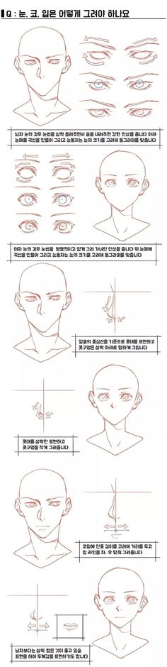 how to draw an anime character's head in 3 easy steps step by step