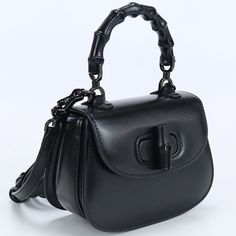 Gucci Bamboo 1947 Mini Top Handle 2way Shoulder Bag Black W17h17d7.5cm Handle Length: 15cm Handle Height: 8cm Shoulder Length: 100-115cm Opening: 14cm Weight: 430g Gucci Bamboo 1947, Mini Top Handle Bag, Bags Gucci, Gucci Bamboo, Mini Top, Black Shoulder Bag, Handle Bag, Top Handle, Leather Bag