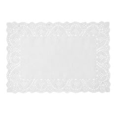 Rectangle Lace Paper Doilies 9" x 6¼" - Set of 250 - Events and Crafts-Dulcet Delights Lace Pattern Design, Decorative Placemats, Paper Doilies, Lace Tablecloth, Lace Set, Lace Doilies, Reveal Parties, Gender Reveal Party, Lace Pattern