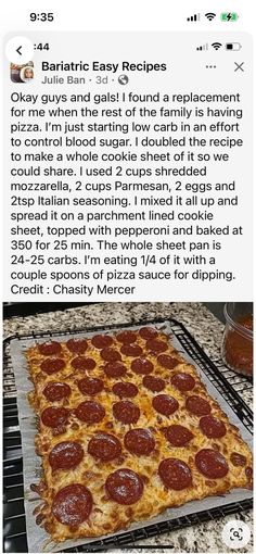 Low Carb Spaghetti, Bariatric Friendly Recipes, Bariatric Eating, Keto Pizza, Low Carb Pizza, Deep Dish Pizza, Healthier Eating, Low Carb Eating, Keto Cooking