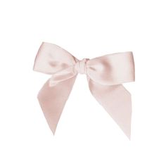 a pink bow on a white background