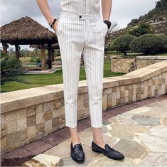 Pant Style: Pencil Pants Material: COTTON Material: Polyester Waist Size(in inches): 29 - 35 Style: England Style Waste Type: Mid Closure Type: Zipper Fly Length: Ankle-Length Pants Front Style: Flat Thickness: Mid weight Model Number: 0830 suit pant Item Type: Full Length Gender: Men Fit Type: skinny Fabric Type: Broadcloth Decoration: Pattern Color: black ,white Size: 29-35 Full Length Pants For Business Casual In Summer, Full Length Business Casual Summer Pants, Full Length Smart Casual Summer Pants, Summer Business Casual Full Length Pants, White Slim Fit Straight Leg Dress Pants, White Slim Fit Straight Pants, White Slim Fit Bottoms For Business Casual, White Slim Fit Trousers, Stretch Pants For Business Casual In Summer