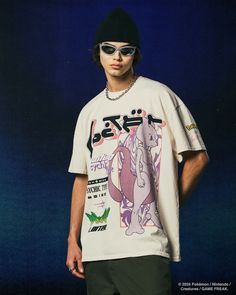 Pokémon By Loiter Mewtwo Heavyweight T-Shirt Off White Pokemon T Shirt, Pokemon Shirt, Pokemon Mewtwo, Graphic Tees Fashion, Pokemon T, Pokemon Shirts, 2000s Nostalgia, Anime Tshirt, Summer 2025