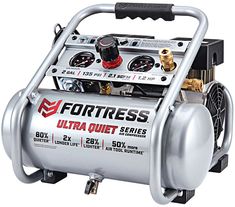 the portable air compressor is on display