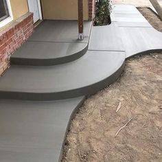 a set of steps leading up to a house