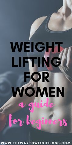 Weight Lifting For Women, Weight Lifting Women, Lifting Weights, Weights For Women, Weight Training