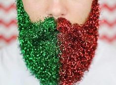 Glitter Beard, Beard Decorations, Glitter Beards, Flower Beard, Glitter Iphone 6 Case, Glitter Slides, Glitter Makeup Looks, Beard Wax, Cosmetic Grade Glitter