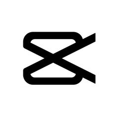 the letter s is made up of two intersecting lines and has a black outline on it