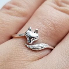 New "Into The Woods" Ring! Featuring A Cute Fox Head & Tail Wrapped Around, This Unique Adjustable Minimalist Ring Is Elegant & Perfect For All Animal Lovers. Last 1 Originally $50- Offer Me! 925 Sterling Silver/Gold-Plated Check Out My Jewelry & Bundle To Save! Birthday, Anthropologie, Zara, Free People, J.Crew, Bridesmaid, Wedding, Retro, Vintage, Brandy Melville, Lulu's, Sorority, Adventure, Exploring, Baby Shower, Coachella, Christmas, Thanksgiving, Cold Weather, Retro, Vintage, Brandy Melvi Woodland Valentines, Fox Ring, Ring Wrap, Urban Outfitters Jewelry, Fox Head, Valentines Day Gifts For Her, Silver Tops, Silver Fox, Boho Ring