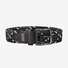 Made of stretch material for a comfortable fit throughout your day, the Nike G-Flex Belt has a woven diamond pattern and a 2-tone finish on the buckle that adds an elevated look. Spring 2025, White Ash, Woven Belt, Belt Black, Ash Grey, Diamond Pattern, Black Belt, Comfort Fit, Mens Accessories