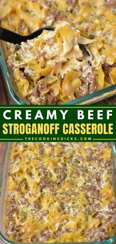 Indulge in the finest comfort food with our Creamy Beef Stroganoff Recipe! Tender noodles smothered in a luscious ground beef stroganoff sauce made from simple ingredients. This savory meal is quick to prepare, and for a delightful twist, try using tender beef strips instead of ground beef! Quick Recipes With Ground Beef, Hamburger Beef Stroganoff, Stroganoff Casserole Recipe, Beef Stroganoff Sauce, Creamy Beef Stroganoff Recipe, Beef Stroganoff Casserole, Hawaiian Beef, Creamy Beef Stroganoff, Stroganoff Casserole