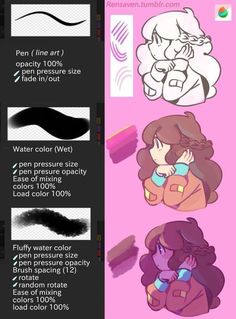 Digital Art Tutorial Photoshop, Photoshop Animation, Desen Anime, Digital Painting Tutorials, Pen And Watercolor, Fete Anime, Anime Drawings Tutorials, Drawing Tutorials, Art Tutorials Drawing