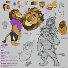 the lion king character sheet from disney's live - action movie