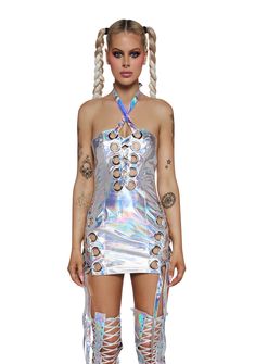 base Lace Up Bodycon Dress, Rave Festival, Boom Boom, Silver Dress, Fashion Shop, Bodycon Mini Dress, Dolls Kill, Exclusive Collection, Festival Fashion