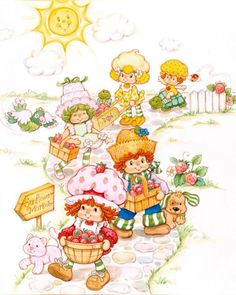 Strawberry Shortcake Wallpaper, Huckleberry Pie, Raspberry Torte, Berry Shortcake, Strawberry Shortcake Cartoon, Strawberry Shortcake Characters, Raspberry Tarts, Strawberry Shortcake Doll, Vintage Strawberry Shortcake