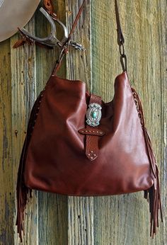 Red River Leather Concho Purse made in the USA - Your Western Decor Red River, Western Leather, Western Decor, Antique Metal, Leather Purses, Cross Body, Leather Straps, Fashion Forward, Bag Accessories