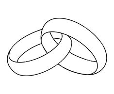 two interlocked rings coloring page