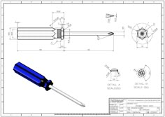 a blue and white drawing of an electric device with its components in the diagram below