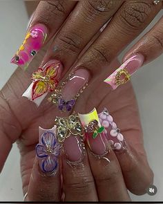 Cute Acrylic Nail Designs, Glamorous Nails, Exotic Nails, Luxury Nails