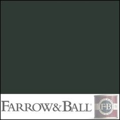 the farrow and ball logo is shown on a black background with white letters that read farrow and ball