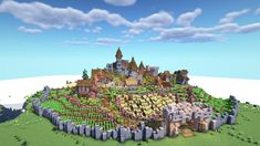 Minecraft Custom Village, Minecraft Village Ideas, Vila Medieval, Minecraft Village, Village Ideas, Bangunan Minecraft