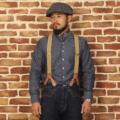 Men’s Vintage Workwear – 1920s, 1930s, 1940s, 1950s Bronson Mens Snowflake Chambray Henry Collar Work Shirts $59.99 AT vintagedancer.com Japanese Kimono Male, 1940 Style, Male Kimono, Men's Vintage Style, Work Wear Outfits, Time Series