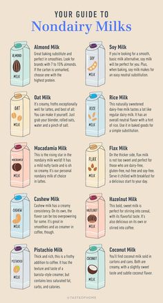 a guide to non dairy milks