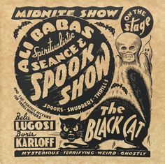 an old concert poster for the black cat show in san francisco, california on october 25, 1970