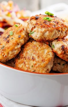 Air Fryer Chicken Rissoles, Flounder Fillet Recipes, Air Fryer Chicken Patties, Airfryer Dinner, Chicken Rissoles, Chicken Patty Recipes, Ground Chicken Burgers, Chicken Patty, Chicken Bites Recipes