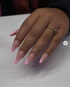 Oval Nails Designs, Gel Acrylic Nails, Drip Nails, Girly Acrylic Nails, Acrylic Nails Designs, Work Nails