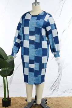 Long Sleeve Multicolor Patchwork Mini Dress, Multicolor Long Sleeve Patchwork Mini Dress, Long Sleeve Blue Dress With Patchwork, Casual Patchwork Dresses For Winter, Cotton Patchwork Mini Dress, Patchwork Cotton Mini Dress, Patchwork Shift Midi Dress, Casual Cotton Midi Dress With Patchwork, Casual Long Sleeve Patchwork Midi Dress