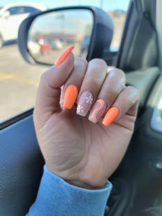 /r/Nails: A place to show off your beautiful nails!. Cute Almond Shape Nails Designs, Nails Acrylic Florida, Simple Summer Nails Short Almond, Short Style Nails, Pretty Nails For Summer Short Square, Nail Design Vacation, Nails Short For Summer, Cute Nails For Hawaii Vacation, Bright Nails For Summer Design