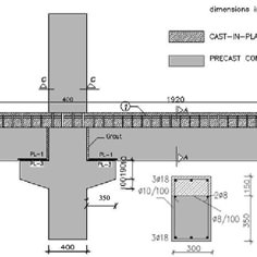 the drawing shows an image of a bridge with different sections and measurements for each section