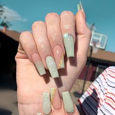 Long Press On Nails, Fake Nails With Glue, Long Acrylic Nails Coffin, Diy Nail Art, Acrylic Nails Coffin, Diy Manicure, Nail Art Tutorial, Nail Arts