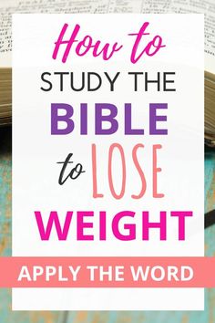 Bible Diet, Study The Bible, How To Study, Bible Study Tips, Makanan Diet, Natural Therapy, How To Slim Down, To Study