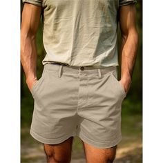 Season:Summer; Fabric:Cotton Blend; Gender:Men's; Style:Stylish,Casual,Streetwear; Occasion:Outdoor,Going out,Daily; Fit Type:Regular Fit; Function:Comfort; Waistline:Mid Waist; Pattern:Plain; Design:Button,Pocket; Pants Type:Shorts,Work Shorts,Chino Shorts,Bermuda shorts; Fly Type:Button; Front page:FF; Listing Date:12/20/2023; Production mode:External procurement; Hips:; Length:; Waist:; Fit US Size:null; Fit UK Size:null; Fit EU Size:null; Pants Length:Short Camouflage Green, Blue Camouflage, Work Shorts, Plain Design, Type Of Pants, Green And Khaki, Pants Length, Pocket Pants, Casual Streetwear