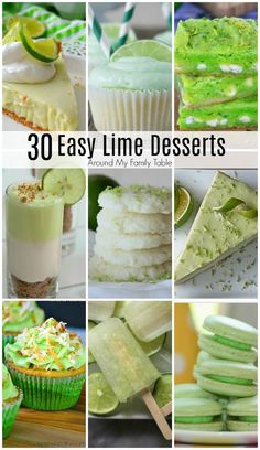 30 easy lime desserts that are perfect for any type of party or special occasion