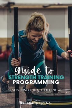 strength training programming Home Tips, Tips For Women, At The Gym